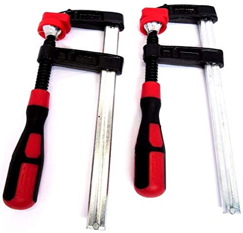 150mm x 50mm Soft Grip F Clamps Quick Sliding G Clamps Adjustable x 2 TZ CL098