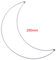 WOWOWO Metal Dream Catcher Moon Hoop für DIY Handmade Dreamcatcher Makramee Zubehör