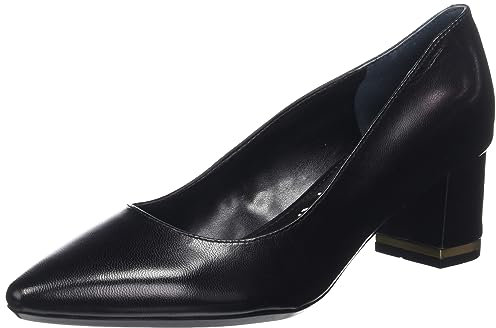 Calvin Klein Women's Nita Pump, Black Leather, 2 UK