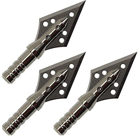 X-Bow FMA Jagdspitze 6.2 - Klebespitze - 3er Pack; für Pfeil und Bogen; für Schaft mit einem Innendurchmesser von 6,2 mm / 0,244 Zoll