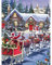 Yuknees Kit de peinture diamant à faire soi-même pour adultes et enfants - Décoration de Noël 5D - Strass en cristal - Broderie au point de croix - Décoration murale de Noël