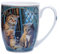 Puckator Lisa Parker Purrlock Holmes Cat Porcelain Mug - Funny Home Accessories - Cute Gifts for Girlfriend - Large Mugs for Men Women Hot Drinks - Cute Cups Presents - Secret Santa Gift - Cup Set