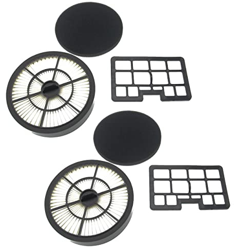 vhbw 4-tlg. Filter-Set kompatibel mit Hanseatic VC-T4020E-1 | VC-T4020, VC-T4020ES17, VC-T4020ES-2 Staubsauger (2x Abluft-Filter, 2x Kombi-HEPA+Schaum-Filter)