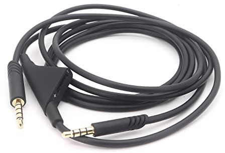 Yuhtech 3.5mm Ersatz Audio Kabel für Astro A10 A40 A30 Gaming Headset, 6.5Feet/2M