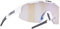 Bliz Matrix Photochromic Sportbrille, matt white-brown w blue multi
