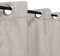Atout Ciel Rideau suédine Thermique doublé Polaire 140x240cm prêt a Poser, Beige