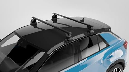 Dachträger VDP Omega schwarz kompatibel mit Volkswagen Golf VIII 5 Türer ab 19