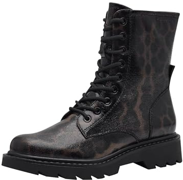 Tamaris 1-25918-43-360 Damen Schnürboot Textil schwarz schwarz