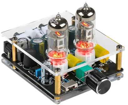 Upgraded 6A2 Tube Preamplifier Amplifiers HiFi Preamp Bile Buffer Audio Amp Speaker Sound Amplifier Home Theater DIY