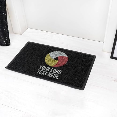 Wanapix | Personalisierte Fussmatte | Fussmatten Haustür | Rutschfeste Unterseite | Innen lustig | Frottee - 75 x 43 cm | 100% Personalisiert