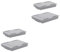 COHEALI 4 Stück Schublade Kleine Schreibtischschubladen Schublade Bleistiftablage Unter Dem Schreibtisch Ablagefach Mini-schubladen Schublade Ablagefach Grey Plastik
