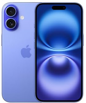 Apple iPhone 16 512 GB: 5G Mobile phone with Apple Intelligence, Camera Control, A18 Chip and a Big Boost in Battery Life. Works with AirPods; Ultramarine