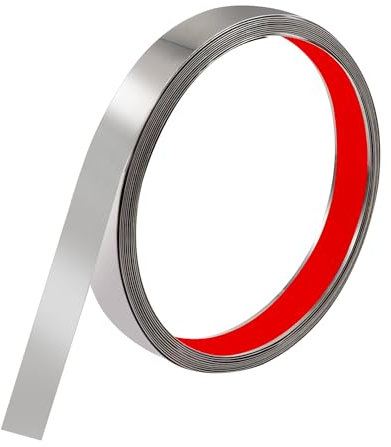 300 * 2cm Selbstklebende Abdeckleisten aus Edelstahl, Selbstklebende Zierleisten, Wandleisten für Wände, Kamine, Spiegelrahmen, Kunsthandwerk und Heimdekoration(Silber)