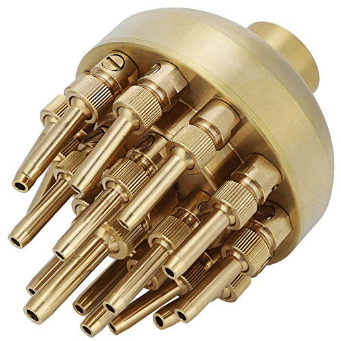 Arroseur à fontaine de taille moyenne à grande pour décorations pour bassins de jardin - Modèle à eau à plusieurs étages, effet scintillant à trois niveaux, facile à