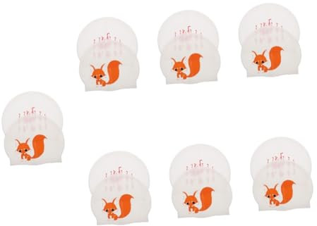 BESPORTBLE 14piezas Gorros De Natación De para Diseño Simple y Divertido Flamingo Gorro y Elástico Accesorios De Piscina