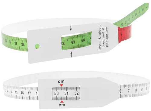 VILLCASE 5 Sätze Armumfang Und Kopfumfang Messlineal Messwerkzeug Armmaßband Einfach Zu Verwendendes Maßband Gator Bizeps Maßband Zur Körpermessung 2 Stück * 5