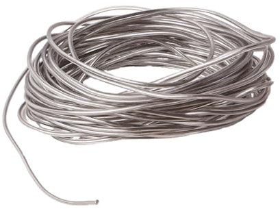 Basteldraht 1.5mm x 5m Aluminium Basteldraht, Aluminiumdraht, Schmuckdraht, Modellierdraht, Draht zum Basteln, für Schmuckherstellung, Dekoteile und DIY-Projekte