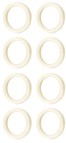 Filzring - Kaffeemaschine Filzwaschmaschine, Ersatzdichtungsring für Sage, Filzspeiser unterer Burr für, Set von 8 leichten - -Ringzubehör für Ladengeschäft