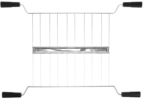 BESTYASH Rejilla para Tostadora Pan Accesorio De Acero Inoxidable para Calentar Tostadas Pan Y Sándwiches Repuesto para Máquina De Desayuno 17.32 X 6.29 X 0.78 in