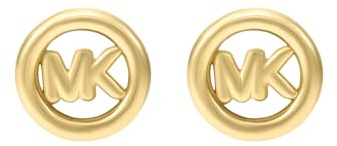 Michael Kors Women's Gold tone Brass Secure Post Closure Earrings