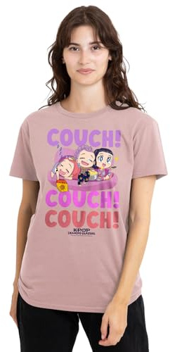Kpop Demon Hunters Women's Huntrix Couch Ladies T Shirt