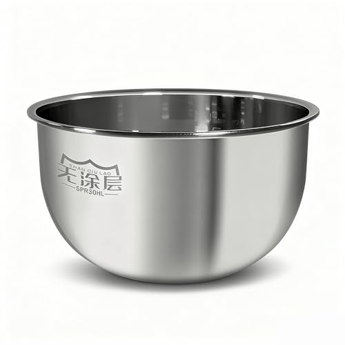 4L 316 Stainless Steel Spherical Inner Pot Compatible with Tefal Uncoated Rice Cookers Specifically Designed for Simmering Soups and Cooking Congee