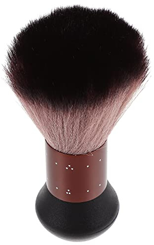 iplusmile Praktische Friseurbürste mit Ergonomischem Griff und Faserhaar Gesichts und Bartpflege zum Reinigen und Styling im Haushalt und Salon Zufällige Farbe