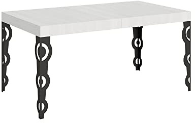 Itamoby Ausziehtisch 160/244 x 80 cm Karamay weiß Esche Beine anthrazit