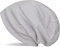styleBREAKER warme Feinstrick Beanie Mütze mit sehr weichem Fleece Innenfutter, Longbeanie unifarben, Unisex 04024092, Farbe:Hellgrau
