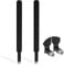 SMA 4G Hochleistungs LTE Antenne 10dBi Netzwerk Ethernet Verstärker-Omnidirektionale Antenne Signalverstärker Verstärker für Huawei E5372 E398 E3276 E392 E3272 E8278 R212 MF93 R215 etc(2 Pack)