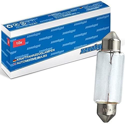 XENOHYPE 10x Classic Soffitte 12V 15W C15W SV8,5 15x43 43mm Innenraumlicht