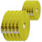 0.25m Yellow 10-Pack Cat.6 Ultra Flat Gigabit LAN (RJ45) Slim Micro Cat6 Patch Cable