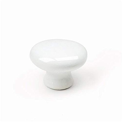 Rei 7 – 821.30.01 – Pomello in porcellana – bianco – Ø30 mm