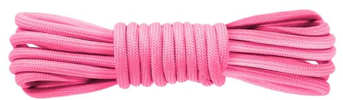 Kilter Lacets ronds solides de qualité supérieure de 4 mm pour randonnée, travail en plein air, embout en acier, bottes de marche, chaussures et baskets tendance, rose, 60cm - 24 inch (1 Pair)