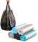 SWIHELP Bin Bags Trash Bags 15L with Handle 100 Counts, Small Garbage Bags for Office, Kitchen,Bedroom Waste Bin Liners,Portable Strong Rubbish Bags,Wastebasket Bags