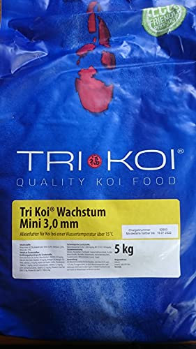 qdwq-US Tri Koi Wachstum Mini - Qualitäts-Koifutter - 3 mm (5 kg)