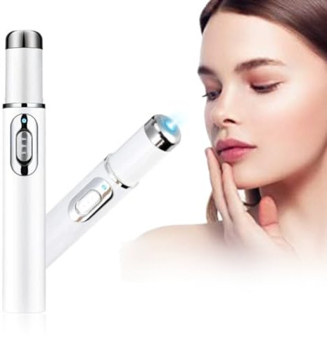 Blue Light Therapy Pen - Electronic Face Skin Scar Removal Pens Repairing Beauty Machine for Scar Wrinkles Puffy Eyes Dark Circles