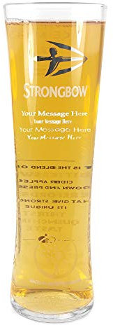 Strongbow Bierglas, personalisierbar