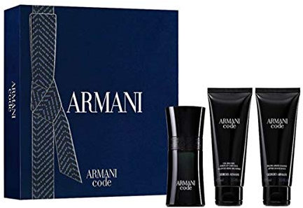 Giorgio Armani Code homme/man Geschenkset (Eau de Toilette,50ml+Duschgel,75ml+Bodylotion,75ml), 200 ml