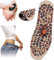 EEUK Massage Magnetische Einlegesohle zum Abnehmen, Kopfsteinpflaste Akupressur Einlegesohlen, Orthopädische Sohlen Insoles, Reflexzone, Magnettherapie, Füße Schmerzlinderung