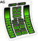 Rock Shox Judy 2021 Aufkleber aus Vinyl, selbstklebend, Gabel (AG - Apple Green)