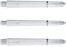 WINMAU Pro-Force White Medium Nylon Ring Grip Dart Stems - 1 Set per Pack (3 shafts in total)