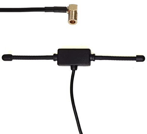 MONTOLA® DAB+ Autoantenne SMB Adapter aktive DAB Radio Antenne Klebeantenne Scheibe Dipol Antenne mit SMB Stecker Kompatibel für Dab Autoradio