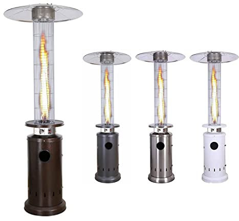 Marvin Stufa A Fungo Gas Bombola Gpl Da Esterno Portatile Cilindro Arredo Riscaldante Per Terrazzo Patio Giardino Locali Ristoranti Bar In Acciaio Potenza 13 Kw (moka)