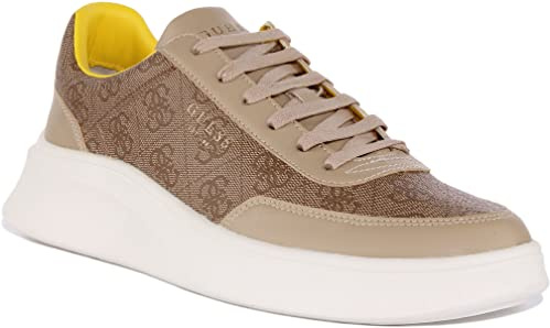 Guess Herren DOLO Sneaker, Braun, 42 EU