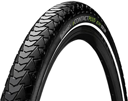 Continental Unisex-Adult Econtact Plus Bicycle Tire, Schwarz, 26, 26 x 2.20