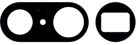 ICONIGON Ersatz für Pixel 7 Pro Kamera-Glas Set inkl. Kleber