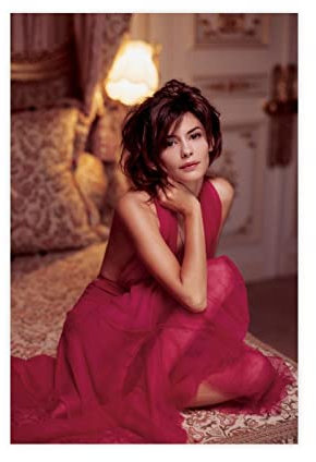 FISH DRAGATE Audrey Tautou Poster 53 Leinwand-Poster, Wandkunst, Dekoration, Bild für Wohnzimmer, Schlafzimmer, Dekoration, Rahmen-Stil, 30 x 45 cm