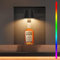 Coinmit RGB con batteria Bottiglia di luce, 3000K, IP54 senza fili luce bottiglia, LED lampada da tavolo dimmerabile per uso interno ed esterno, soggiorno, tavolo da pranzo, nero,...