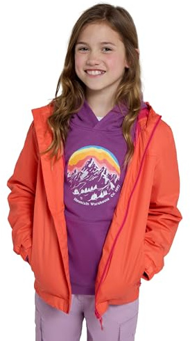 Mountain Warehouse Torrent Kids Waterproof Rain Jacket Candy 3-4y